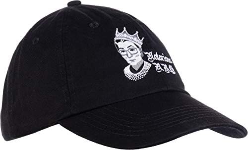 Ann Arbor T-shirt Co. Notorious RBG Смешни Progressive Liberal Ruth Bader Ginsburg R. B. G. Baseball Dad Cap Black Hat