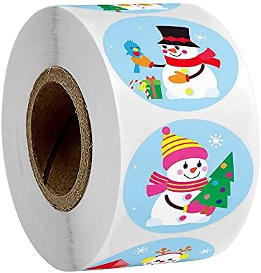 MAOMEI Весела Коледа направи си САМ Ръчно изработени Sticker Package Label Sealing Stickers Party Празничен Декор Supplilies Коледни Стикери(B)