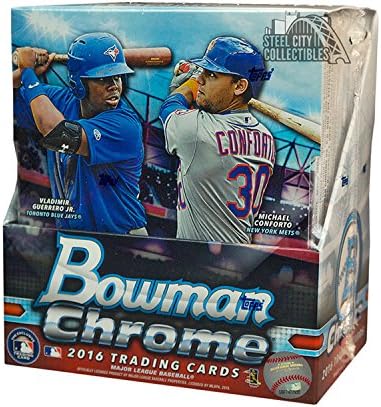 Bowman Chrome Бейзбол Хоби Кутия