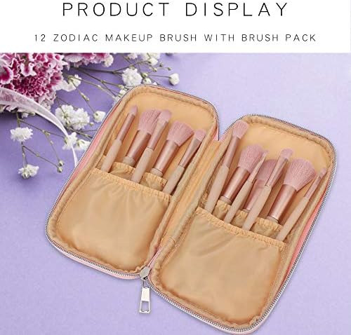 Tgoon Makeup Brushes, Cosmetic Brush Animal Handle Portable Soft with Storage Bag for Makeup Artist for Women