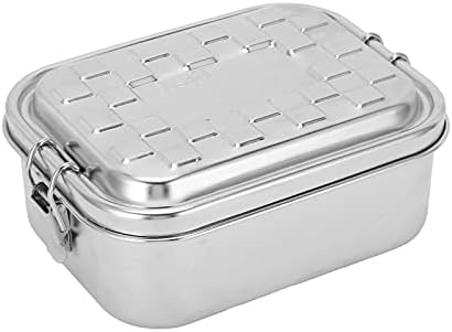 Кутия за Обяд Bento Неръждаема Стомана, Анти-Кутия за Съхранение на Обяд Изтичане на Течове С Контейнер вечеря Капачки