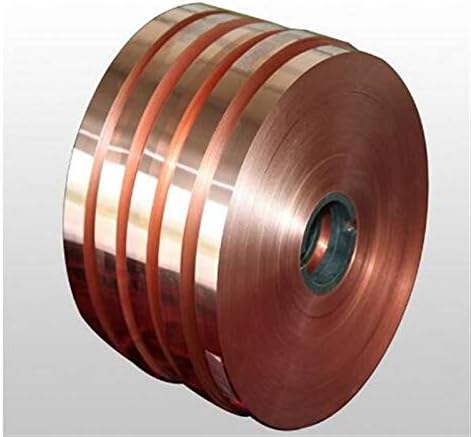 Zinoe Qinlu-Чист Меден Лист 5m 0.1 mm 0.2x14mm 0.3 mm High Pure T2 Мед Strip Strap Sheet for Lithium Battery Electric