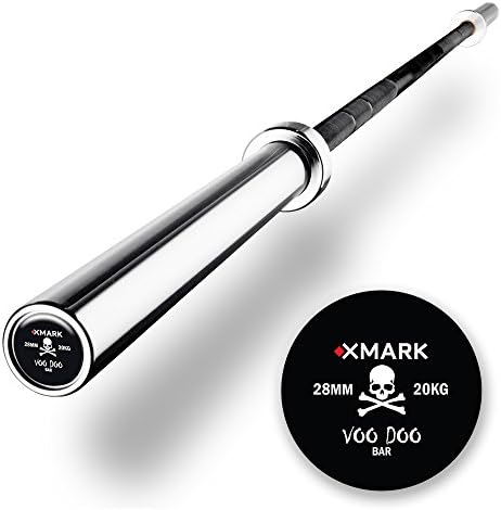 XMark Olympic Set Weight with Olympic Bar, Barbell Olympic Weight Set, Texas Star Weight Plates Set with Our Voodoo 7'