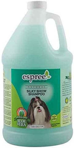 eS Silky Show Dog Shampoo Домашни Любимци Bathing Natural Shine Нежно Почистване Gallon