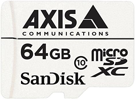 Axis Communications 5801-961 10-пакетна карта за наблюдение, 64 GB