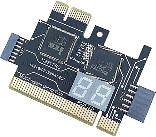 SODIAL TL631 Многофункционален Настолен Лаптоп ЗЗК-DEBUG Post Card PCI PCI-E PCI-E дънна Платка Диагностичен Тестер Анализатор,A