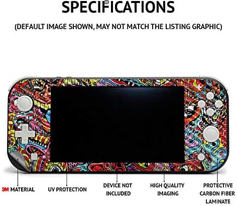 MightySkins Carbon Fiber Skin for Nintendo New 2DS XL - Cyber Pirate | Защитно, здрава текстурирани покритие от въглеродни