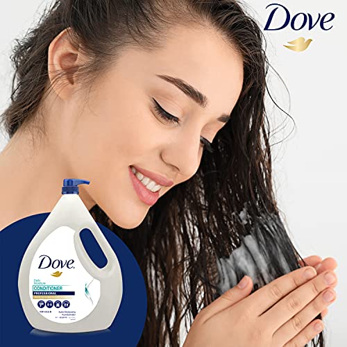 Dove Hair Conditioner Pro | Daily Moisture | с помпа 2 литра | Хранителна система за гладка коса и устойчиви на ежедневно щети