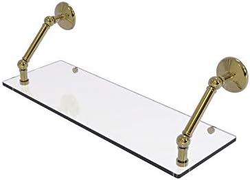 Allied Brass PMC-1-24 Prestige Monte Carlo Collection 24 Inch Floating Glass Срок, Unlacquered Brass