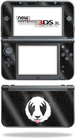 MightySkins Glossy Glitter Skin for Nintendo New 3DS XL (2015) - Rock N Roll Panda | Защитно, здрава лъскава блестяща