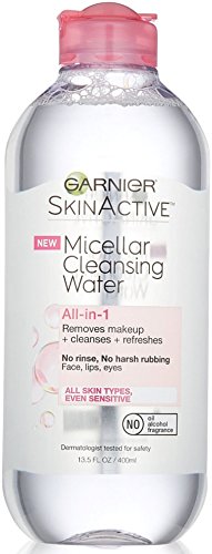 Garnier SkinActive Мицеллярная почистваща вода за всички типове кожа, 13,5 течни унции (опаковка от 3 броя)