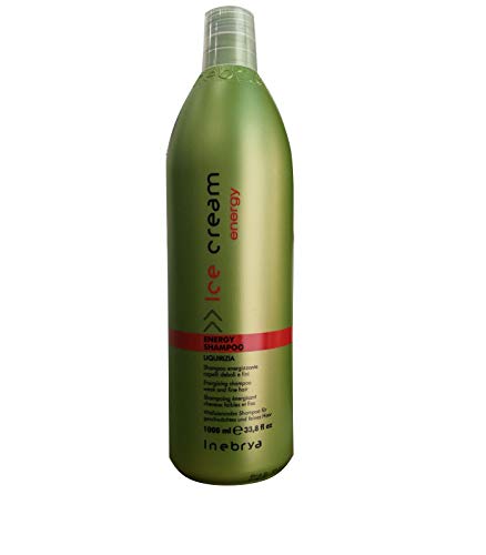 Inebrya Ice Cream Energy Shampoo Liquirizia Помага за Предотвратяване на Загубата на коса 33,8 грама