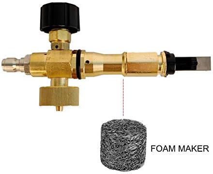 FAVSTAR Foam Cannon Отвор Nozzle and Foam Производител на Универсални Сменяеми Накрайници на резба 1.1 мм и Мрежест Филтър