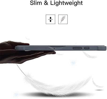 ZtotopCase за Samsung Galaxy Tab A7 10.4 Инчов 2020 Release (SM-T505/SM-T500/SM-T507), Trifold Standing+Пълен защитен калъф за 10.4 Инчов Samsung Galaxy A7 2020 Tablet, сив