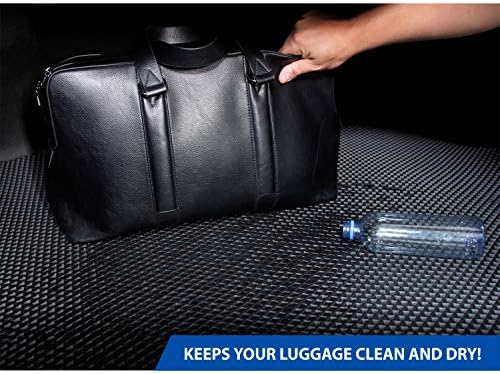 Goodyear Custom Fit Cargo Mat liner четки for Nissan Rogue 2014-2020 - висока товароносимост на багажника, Ромбовидная форма, багаж с водоустойчива, течна и грязеулавливающей технология - Прот