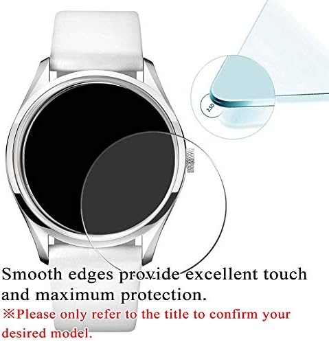 [3 Pack] Synvy Закалено Стъкло Протектор на Екрана, Съвместим с Porsche Design 1919 Globetimer UTC 6023.4.05.002.01.5 9H Филм Smartwatch Смарт часовници Протектори