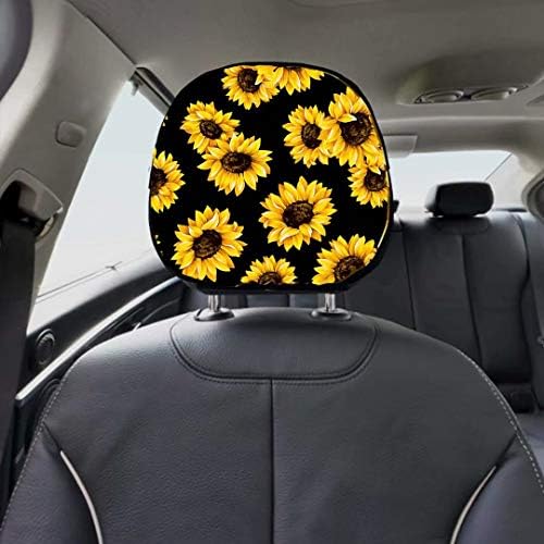 XYZCANDO 3D Crystal Floral Auto Back Front Seat Covers 10 Pieces of Set with Car Headrest Капаци,Автомобилни Постелки Удобна Полиестерен Плат е Подходящ За Повечето Джипове Камиони