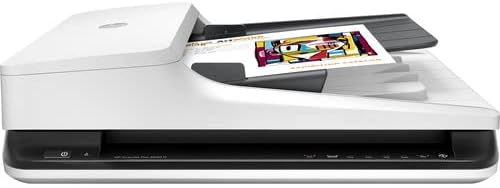 Плосък скенер Hewlett Packard ScanJet Pro 2500 f1 - 1200 dpi Optical - 24-битов цвят - 8-битови нюанси на сивото - 20