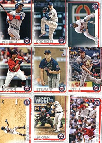 2019 Topps Complete (Series 1 & 2) Бейзбол екип Minnesota Twins Комплект от 25 карти: Джейк Одорицци(63), Хорхе Поланко(69),