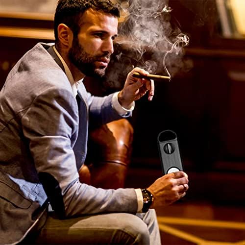 Cigar Кътър Guillotine V-Cut Cigar Кътър Cigar Punch with Key Chain 4 Pack (4)