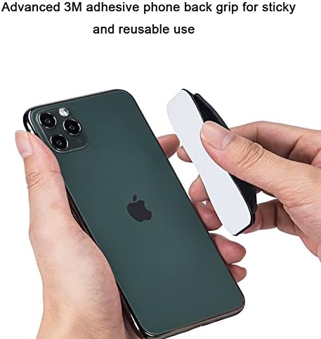 iPhone Grip，Притежателя на телефона С Каишка за пръстите и Поставка за мобилен телефон, за Android iPhone Смартфон Mini