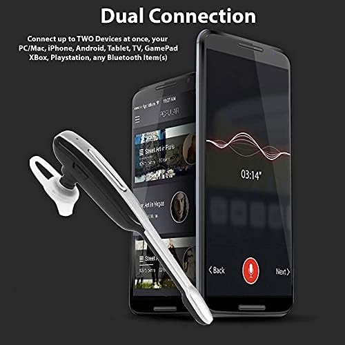 Слушалката е Съвместима с Samsung Galaxy A12 in Ear Wireless Bluetooth Шумоподавляющий слушалка (черен/сребърен)