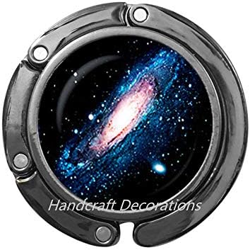 Кука за стъкло чантата на мъглявината Андромеда.Галактическата Кука за Чантата си.Космос,Вселена от Бижута,Подарък за рожден Ден.F101 (E2)