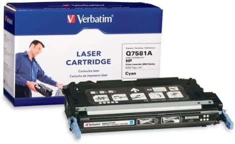 Verbatim Възстановена замяна на тонер-касета за HP Q7581A (син)