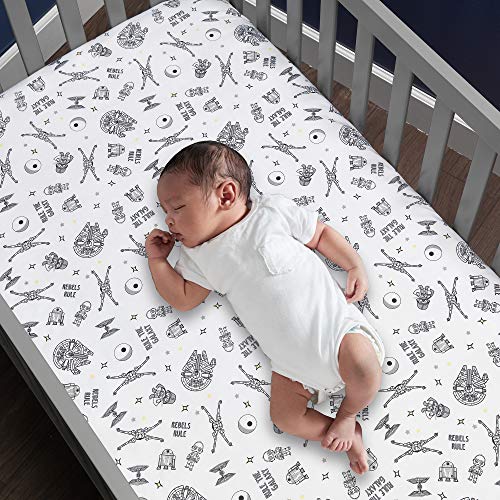 Lambs & Ivy Star Wars Signature Rebels Rule Fitted Cotton Crib/Чаршаф За Деца