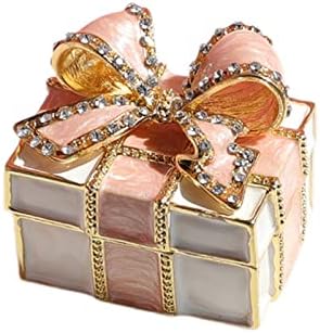 HXXXIN Пеперуда Комбинация Златен Ковчег Оферта Пръстен Кутия Сватбената Огърлица Кутия За Съхранение Подарък Ковчег За