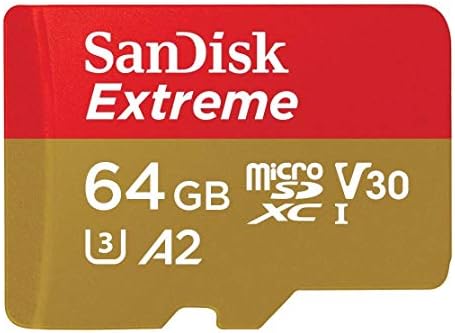 SanDisk Extreme 64GB V30 A2 microSDXC Карта памет за DJI Работи с Mavic Air 2: Drone 4K 8K Пакет with (1) Everything But