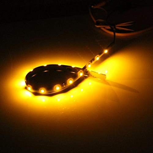 2 30см 15 Flexible LED Car Auto Strip Neon Light Orange Lamp