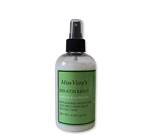 Keratin Leave-In Conditioner Spray I За суха, изтощена и боядисана коса I Включва кератин, масло от жасмин и розово масло