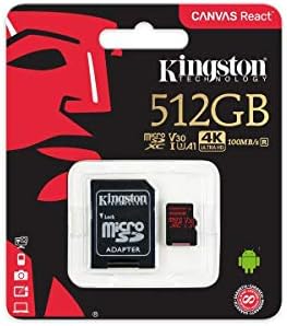 Професионален microSDXC 512GB Работи за Samsung SM-T835Card Custom, доказан SanFlash и Kingston. (80 MBIT/сек)