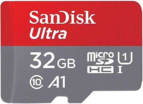 Карта памет SanDisk 32GB Ultra microSDHC UHS-I с адаптер - 98MB/s, C10, U1, Full HD, A1, Micro SD Card-SDSQUAR-032G-GN6MA