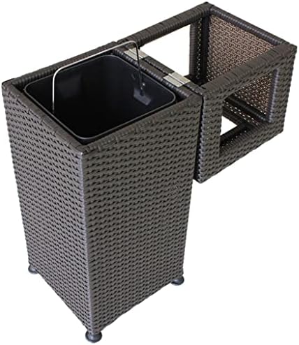 WRLRUILIAN Wastebasket Outdoor Trash Can Trash Can Household Outdoor Garden Simple Trash Can Large Capacity Wastebaper