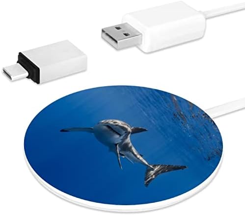 Безжично Зарядно Устройство Dolphin Leather Surface 10W Fast Wireless Charging Pad