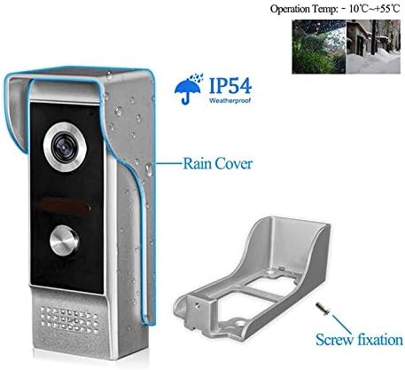 Видео домофон Домофонна система, видео домофон с Камера с 4,3-инчов Цветен Монитор IR за Нощно Виждане Врата влезте Система за Домашна сигурност (M4-V168-XSL2)