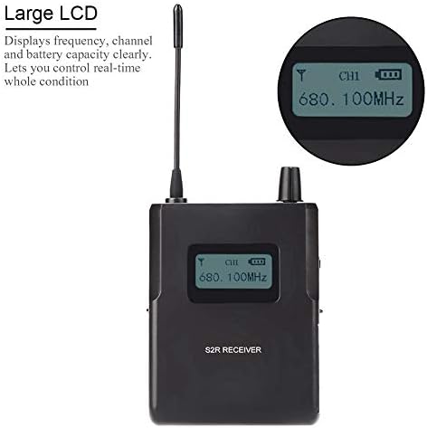 Ciglow Stage Monitor Receiver, 561-568mhz UHF Wireless in-Ear Stage Monitor System Recording Studio Monitor Receiver.