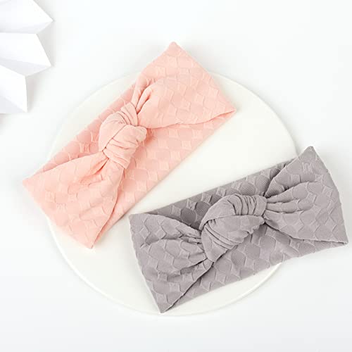 Baby Girls Headbands With Baby Bows Hair Baby Bow Stretchy Hairbands for Newborn Бебе Toddler (KT155)