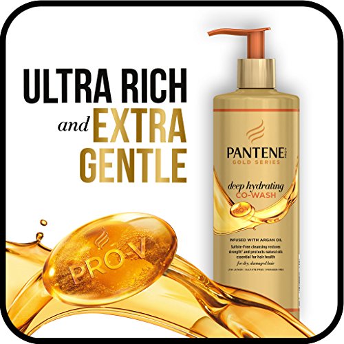 Pantene Pro-V Gold Series Deep Hydrating Co-Wash, 1.7 грама за грижа за афроамериканцами, етнически и къдрава коса