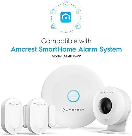 Amcrest SmartHome Standalone Alarm PIR Sensor & Entry Sensor, се Изисква Hub аларма Amcrest, продава се отделно 12PACK-AL-CONSEN6-PIRSEN6