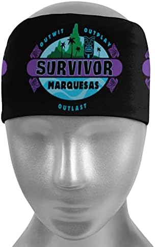 Survivor Headbands Sports Head Wrap Hair Bands Йога Бягане за Жени, Мъже