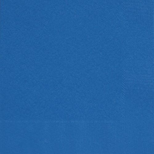 УНИКАЛНА ПАРТИЯ 31472 Твърди Салфетки за закуска | Royal Blue Color Theme | 50ct, Опаковки от 50