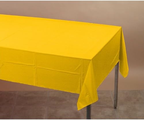 Creative Expressions Plastic Tablecover 54 x 108-Жълт Училищен автобус