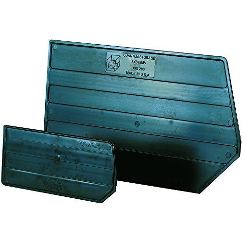 BOX USA BBIND180 Stack Hang Bin Dividers, 17 x 9 3/4, черен (опаковка от 6 броя)
