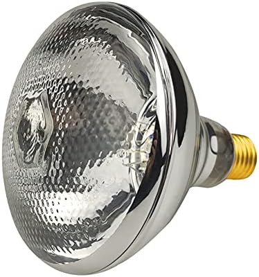 BONGBADA 2 Pack Heat Lamp Clear Infrared Bulbs PAR38/100 Watts Glass Lamp Bulb for Food Service, Brooder Bulb, Пилета,