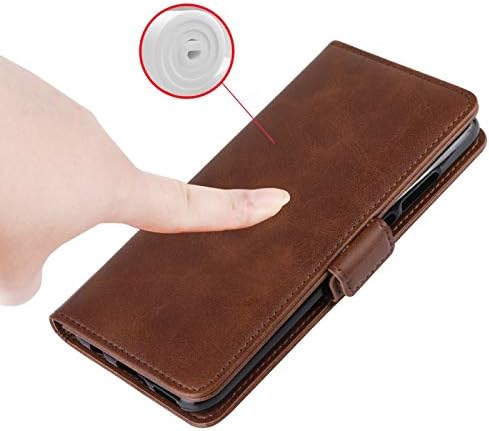 LUNCA Портфейл щанд кожен калъф за мобилен телефон Sony Xperia L3 _BOS_ с чантата и държач и слота за карти, Издръжлив