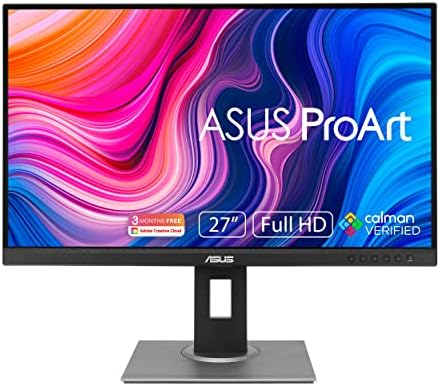 ASUS ProArt Display PA278QV 27 WQHD (2560 x 1440) Монитор, удобна технология/Rec. 709 ΔE
