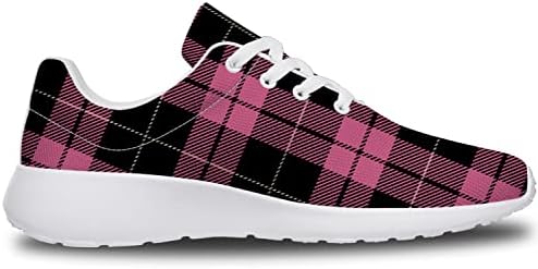 Uminder Womens Мъжки Plaid Shoes Атлетик Running Shoes Casual Fashion Tennis Walking Sneakers Подаръци за Нея и Него